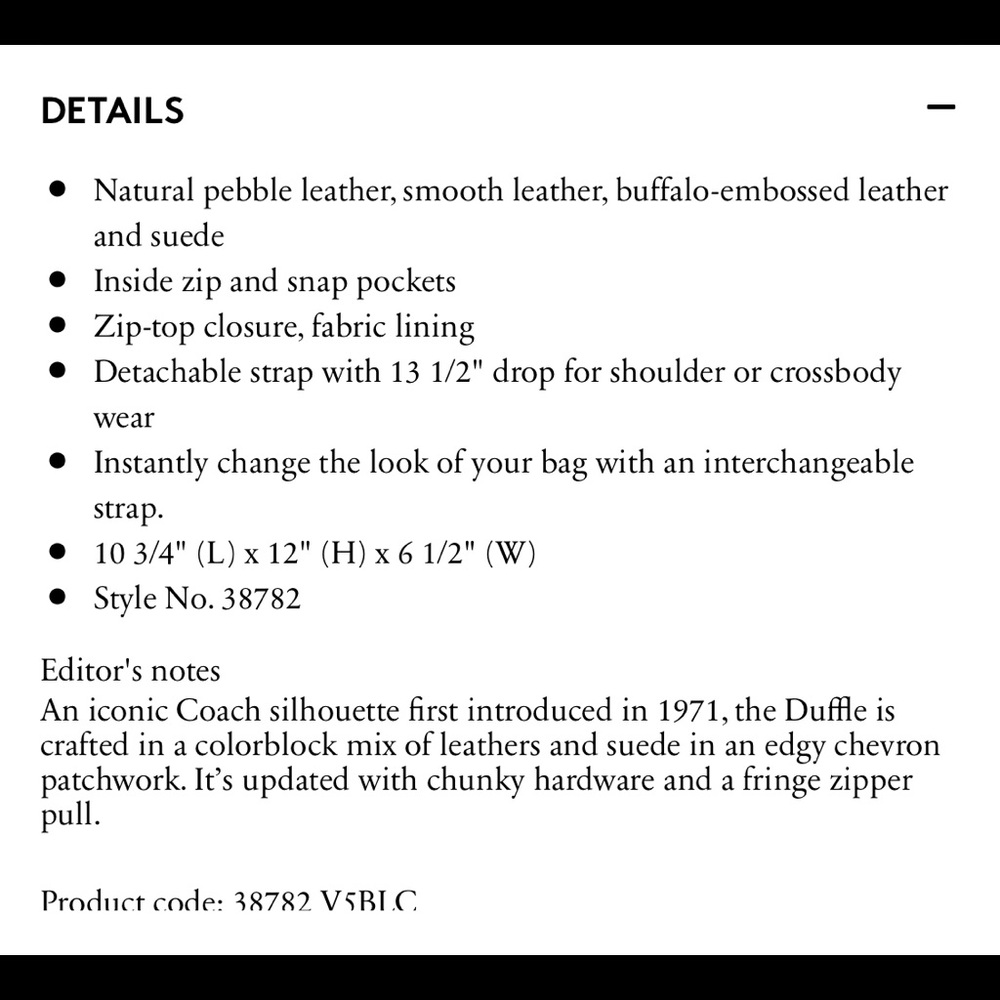 Coach Patchwork Duffle Authentic Nwt - image 7